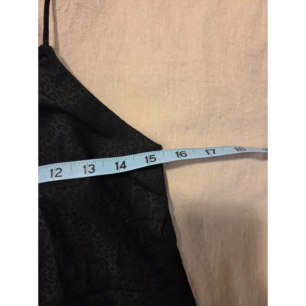 Victorias Secret Black Satin Cami Top Spaghetti Straps S coquette sexy holiday - Picture 4 of 5